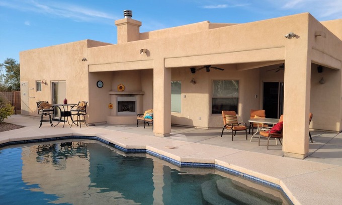 Fortuna Foothills House | Desert Oasis - 4BR/2BA Home with Pool & Spa