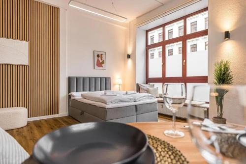 Zentrum-West Apartment | Design Studio zentral Küche parknah