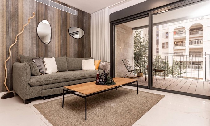 Mamilla Apartment | Designed 2 br with 2 bathroom, Terrace and Parking