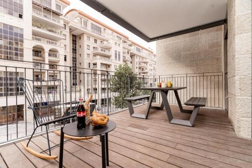 Kiryat HaLeom Apartment | Designed 2BR with 2 bathroom, Terrace and Parking