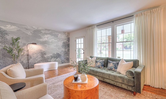 Inglewood House | Designer 1930s Cottage in East Nashville w/Luxe Furnishings, Porch Swing, Garage