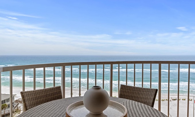 Miramar Beach Condo | Designer 2BR Beachfront Condo at Hidden Dunes! Tropical Pool, Tennis, Beach.