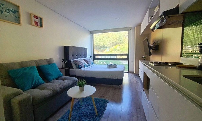 Usaquen Apartment | Despierta con vista a la montaña