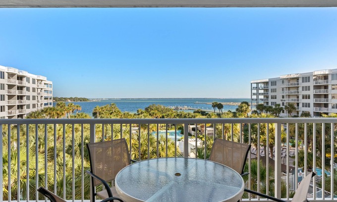 Fort Walton Beach Condo | Destin West Pelican 506 ~ Incredible Bay Views ~ Lazy River