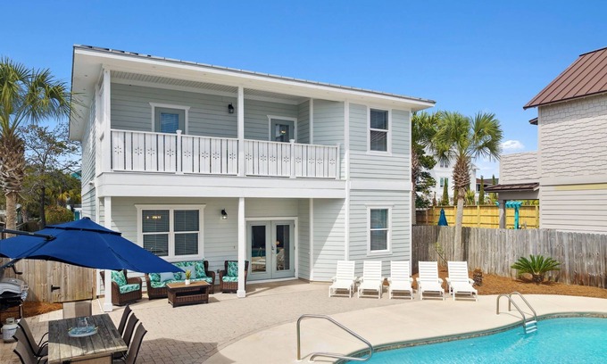Crystal Beach House | 🌅 Destined for Heaven | Golf Cart | Private Pool | Cottage House | Free Golf