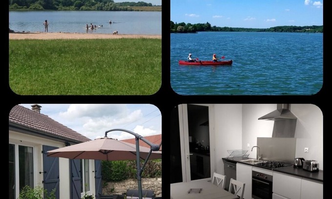 Bazolles House | Detached house at the foot of the Baye pond and the Canal du Nivernais