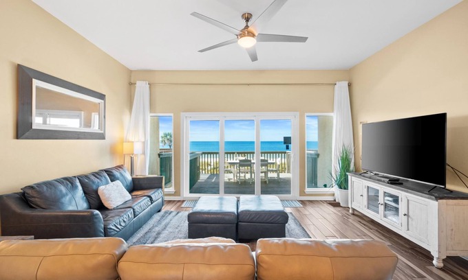 West Panama City Beach House | Direct Beachfront Fun, West End, Free Activities, Free Round Golf Daily Incl