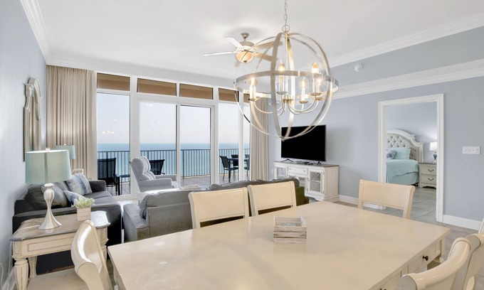 Orange Beach Condo | Direct BEACHFRONT 3BR Price Cut thru October Lazy River Waterslide Hot Tubs