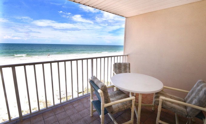 Indian Shores Condo | Direct Gulf Front Beach Paradise! Any Closer To The Water & You Would Be In It.