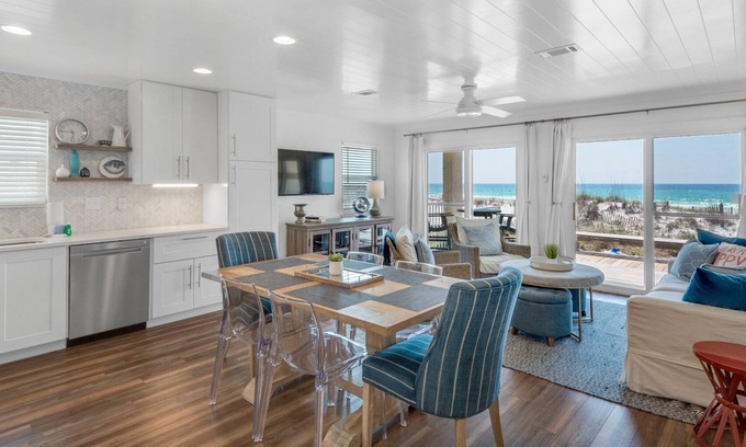 Seagrove Beach Condo | Direct Gulf views & access to the sparkling waters + Free Attraction Tickets!