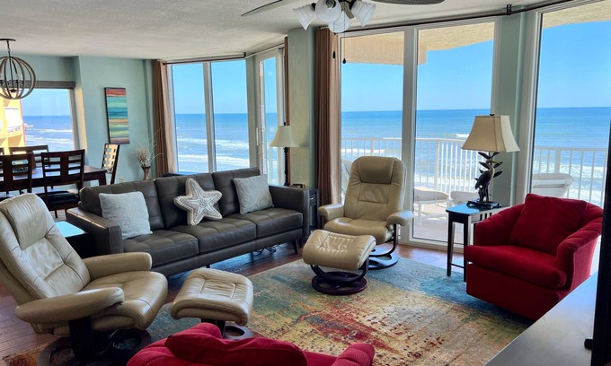 Daytona Beach Shores Condo | Direct Oceanfront 3-Bedroom #601- Beach Access and Heated Pool - Owner managed