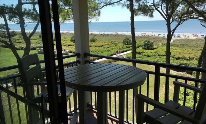 Hilton Head Island Villa | DIRECT OCEANFRONT with Million Dollar Views Top Floor/end unit