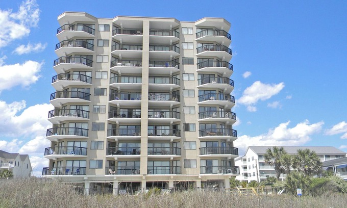 Crescent Beach Condo | Direct Oceanfront Corner Condo - Crescent Towers II 505