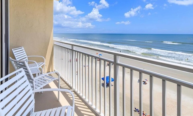 New Smyrna Beach Condo | DIRECT OCEANFRONT - TOP TWO FLOORS - LUXURY TOWNHOUSE