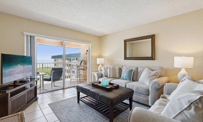 Cocoa Beach Condo | Direct Oceanfront Condo Getaway– Steps to the Beach with Heated Pool & Private Balcony