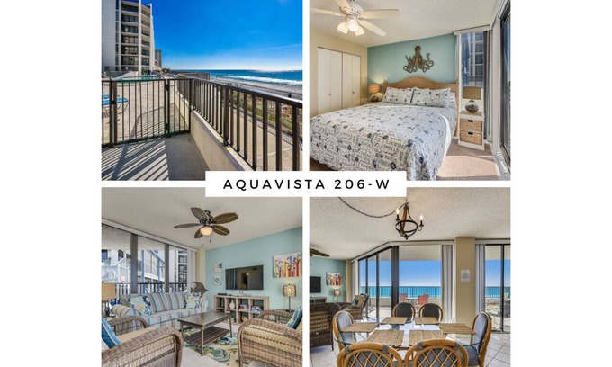 West Panama City Beach Condo | Direct Pool Access from Your 2nd Floor Balcony! Spring and Summer Deals!