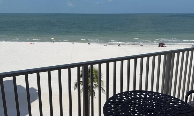 South Island Condo | Directly on the beach at The Estero Beach and Tennis club. Balcony on the Ocean!