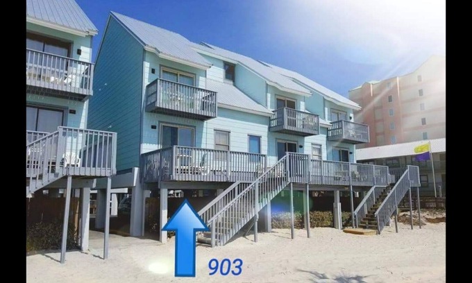 Gulf Shores House | DIRECTLY ON THE BEACH! Ocean Reef 903 Gulf Coast Family Friendly 3br Townhome