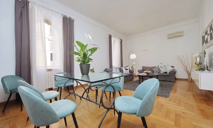 Vatican Apartment | DISCOVER ROME by FOOT! S'PETER BASILICA VATICANO Apartment for 10 AirCond Wifi