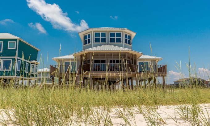 Fort Morgan House | Divided by 4 by Harris Properties, Beachfront, Quick online booking for activities!!