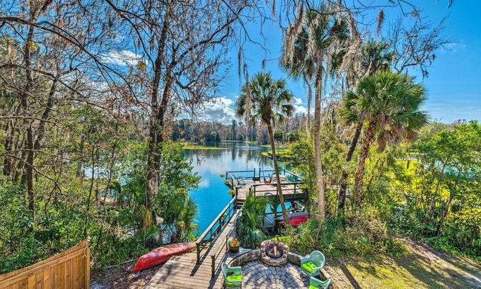 Dunnellon House | Dock & Kayaks: Riverfront Dunnellon Home!