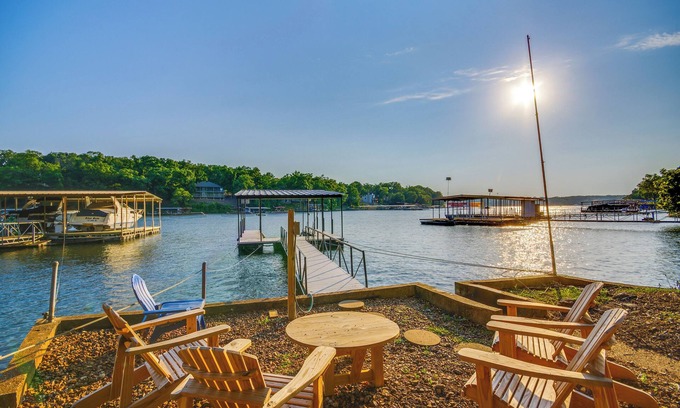 Osage Beach House | Dock & Prime Location: Lakefront Osage Beach Home