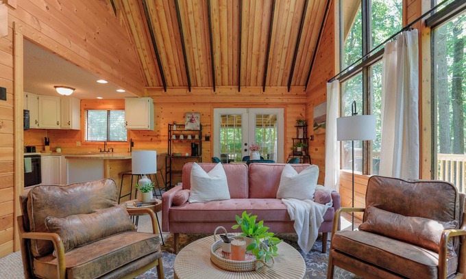 The Woods House | Dog-Friendly A-Frame w/Pool, Golf, & Trails