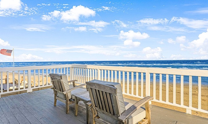 Pirates Beach House | Dog-friendly Beachfront House with Large Wraparound Gulf-front deck