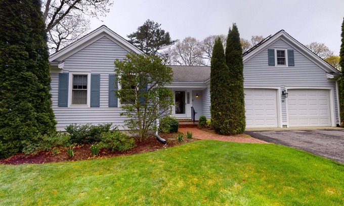 Osterville House | Dog-friendly cape home with Wifi, deck, grill, fireplace, & outdoor shower