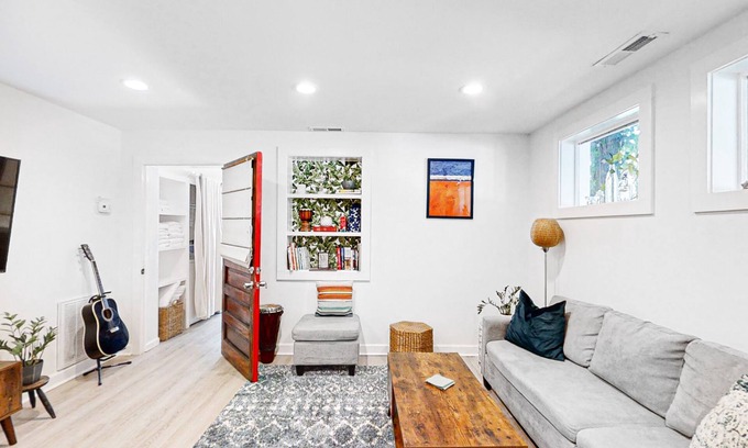 Folly Beach House | Dog-friendly duplex close to beach with outdoor shower and washer/dryer