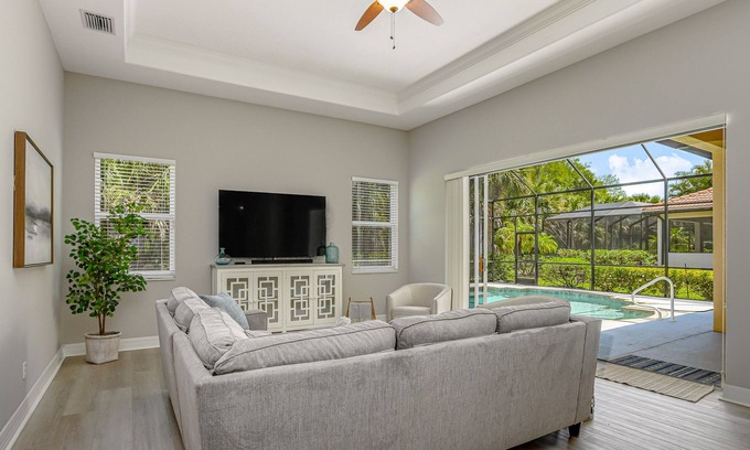 Palm River Estates House | Dog-friendly home close to beach with screened patio & pool, & central AC