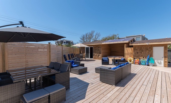 Ocean Beach House | Dog-friendly home just blocks from the bay with deck & private hot tub