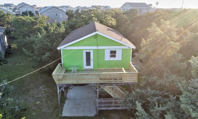 Avon House | Dog-friendly home with shared pool, private deck, central AC, free WiFi
