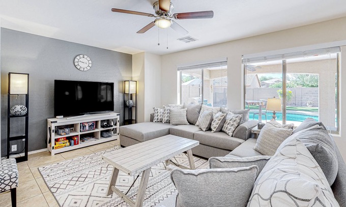 Sundance Ranch Other | Dog-friendly home with private pool, fire table, grill, patio, enclosed yard, AC