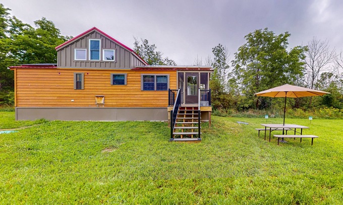 Hector House | Dog-friendly house close to Seneca Lake with firepit, deck, & washer/dryer