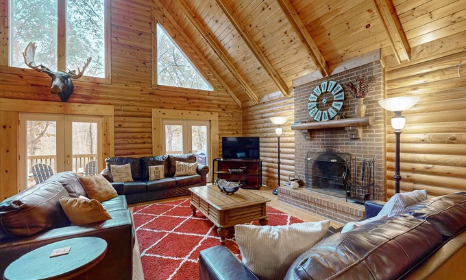 Mineral House | Dog-friendly lakefront home with free WiFi, pool table, & private dock