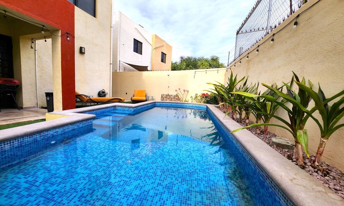 San Jose del Cabo House | Dog-friendly home with washer/dryer, private pool, & rooftop deck