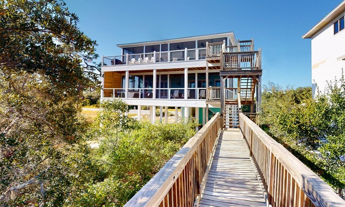 Indian Pass House | Dog-friendly oceanfront home with a hot tub, washer/dryer & central AC