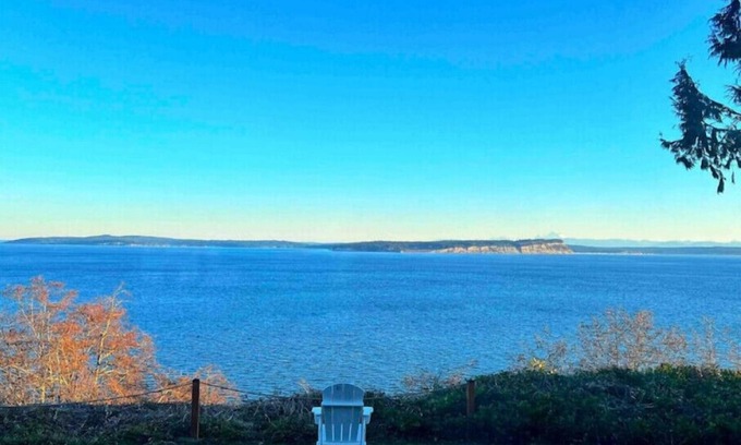 Hansville House | Dog-friendly oceanfront home, magnificent water views, minutes from beach!