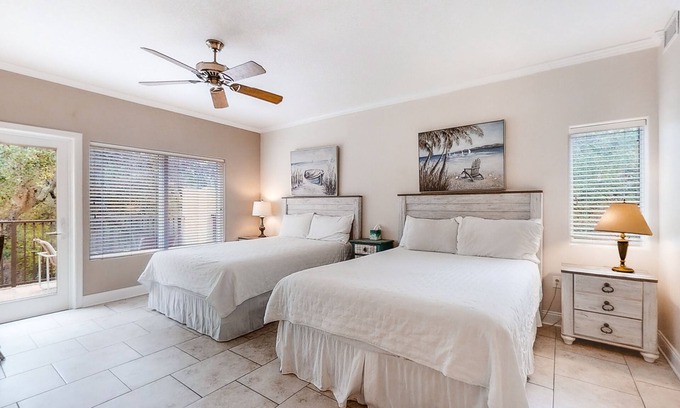 Fernandina Beach Apartment | Dog-Friendly Tennis Villa Suite in Amelia Island w/Shared Pool, Free WiFi