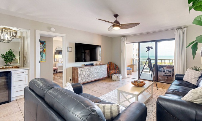 Indian Rocks Beach Condo | Dog-friendly beachfront condo with pool, hot tub, tennis & AC -snowbird-friendly