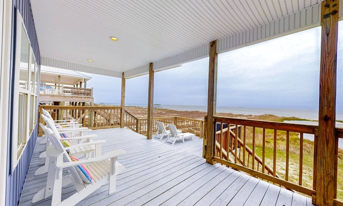 Dauphin Island House | Dog-friendly waterfront home with Gulf views & private beach/lagoon access