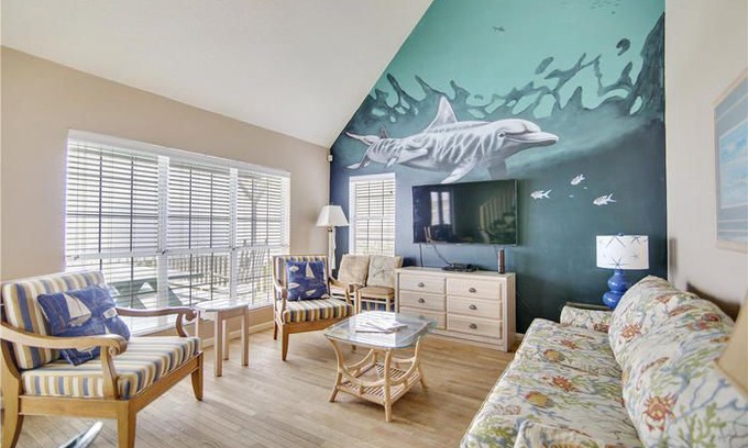 North Myrtle Beach House | Dolphin, Gorgeous Oceanfront Home in Cherry Grove with Great Views