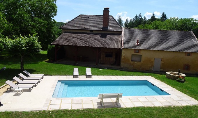 Milhac House | Domaine avec piscine à Milhac