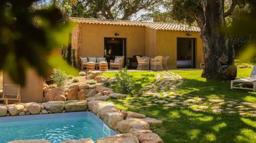San-Gavino-di-Carbini Villa | Domaine de Gialla Bergerie Quercia, 2 pers, piscine chauffée, 10 mn plage