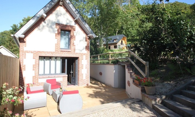 Honfleur House | DOMAINE DU CLOS FLEURI SPA - GITE ATELIER 2 BEDROOMS - 5min from the beach
