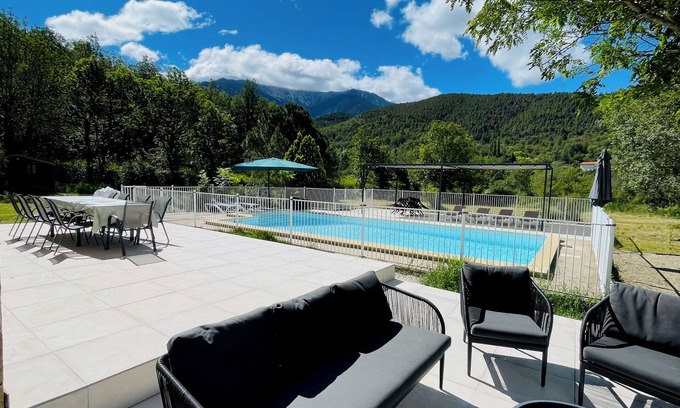 Corneilla-de-Conflent Villa | Domaine privé 4 * au pied du Canigou, Villa + F2, Entre Mer et montagne
