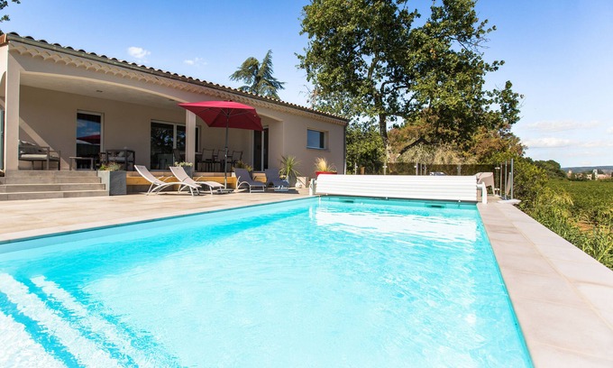 Saint Alban Auriolles Villa | Domaine VILONAPA - Villa AMANDIER with private pool - 6 people