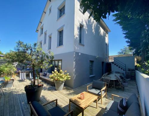 Donville-les-Bains Villa | Donvillaise 15 pers : jacuzzi, 8 min à pied plage