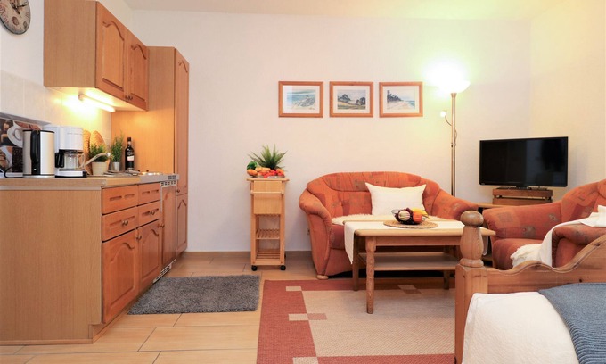 Ostseebad Ahrenshoop Apartment | Doppelzimmer mit Miniküche Zwischen Bodden und Meer